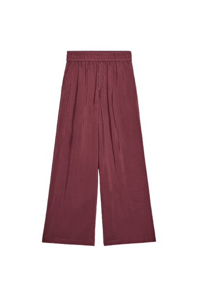 CALÇA LARGA COM CÓS ELÁSTICO