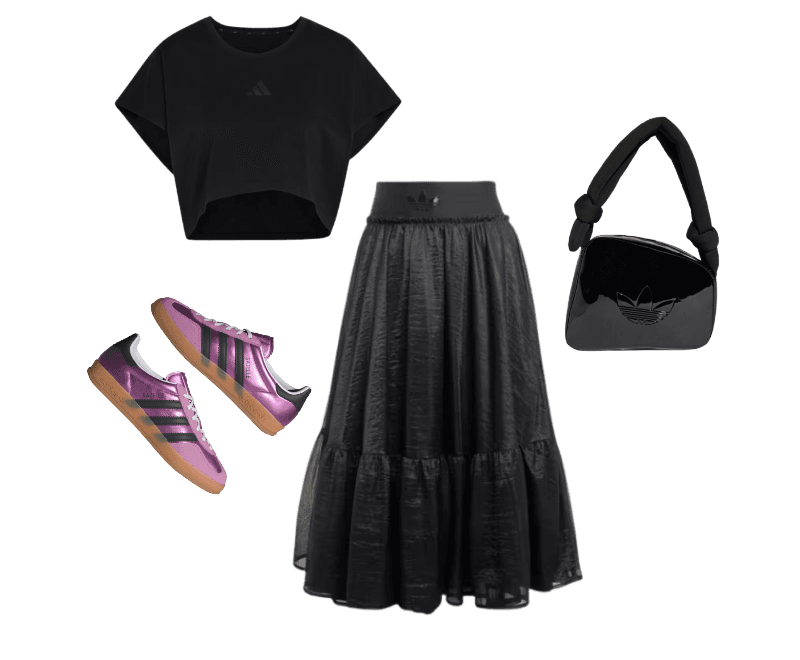 Look Dramático para Festa com amigos