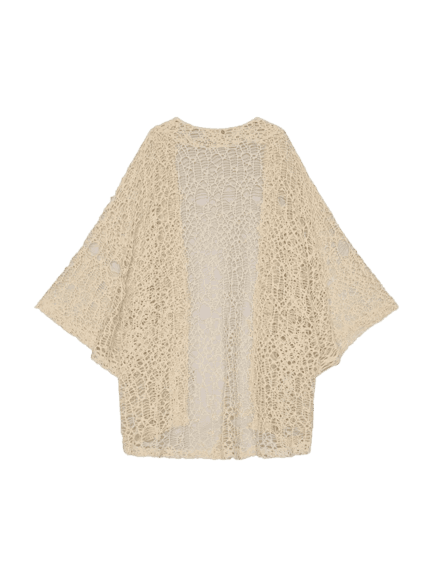 Kimono crochê pesca Suntime