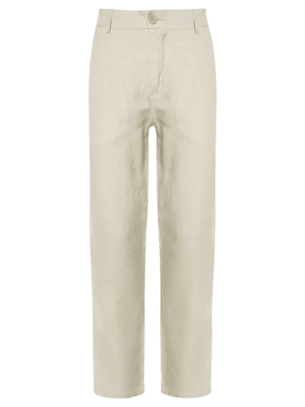 Calça Masculina Alfaiataria Fluid Linen Bege Osklen