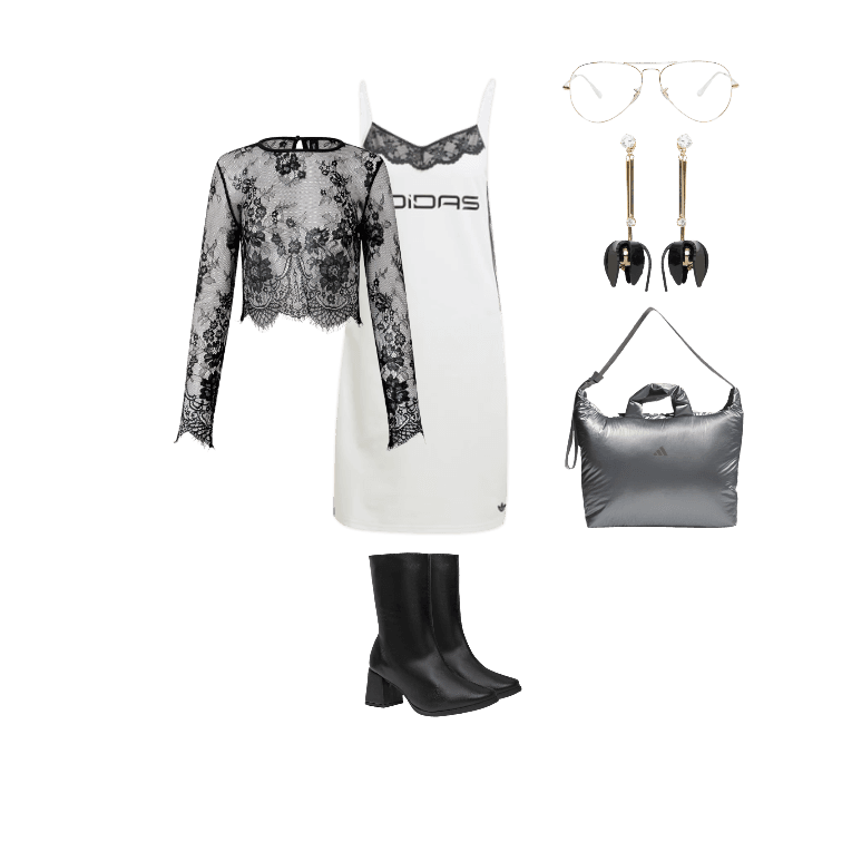 Look Dramático para Festa com amigos
