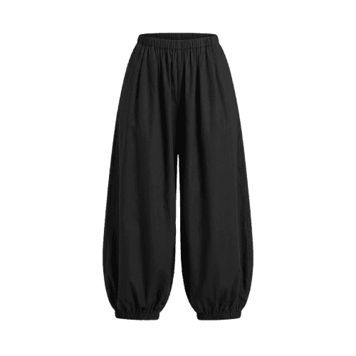 Calça bloomer de popelina
