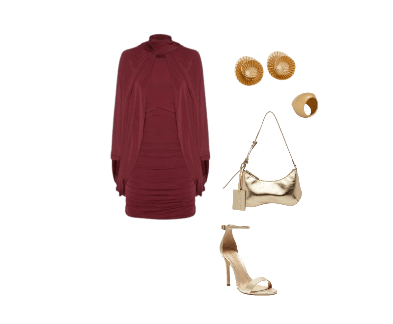 Look Dramático para Festa com amigos