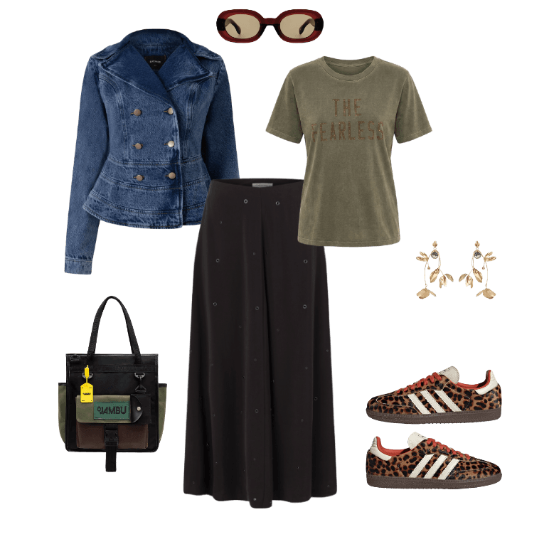 Look Dramático para Trabalho em casa