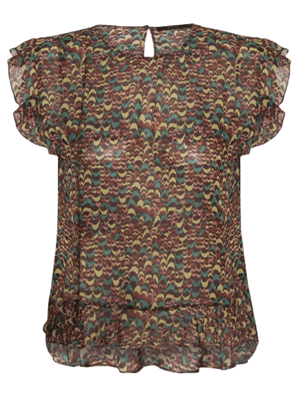 Blusa Feminina Est Fig Fly Atlântico Verde Animale