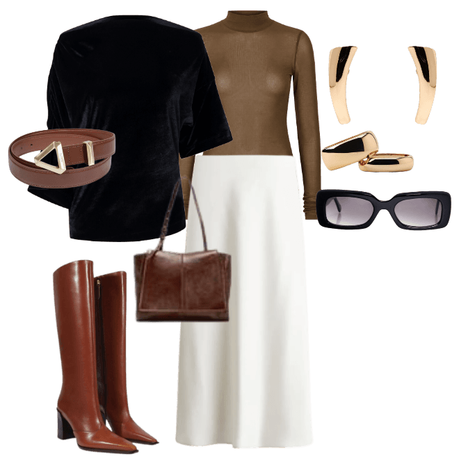 Look Dramático para Festa com amigos