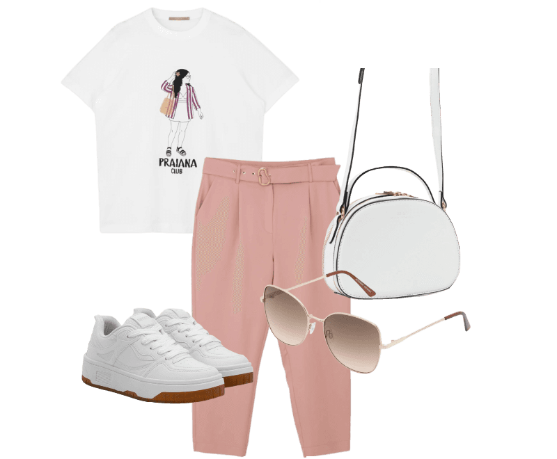 Look Romântico para Trabalho em casa